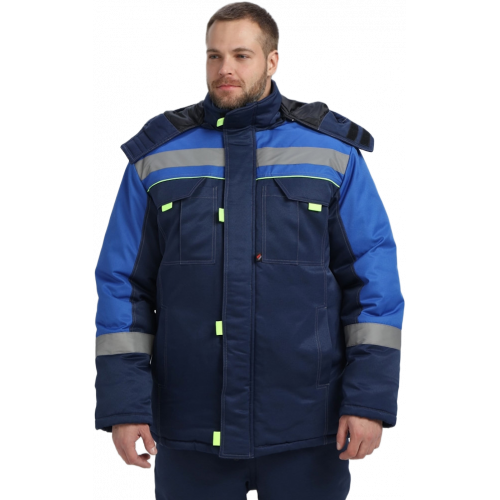 Костюм зимний Бивек-2 СОП (тк.Смесовая,210) пк, т.синий/васильковый/лимонный Костюм зимний Бивек-2 СОП (тк.Смесовая,210) пк, т.синий/васильковый/лимонный