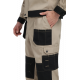 Костюм Вестгард-1 (тк.Канвас,260) брюки, бежевый/черный