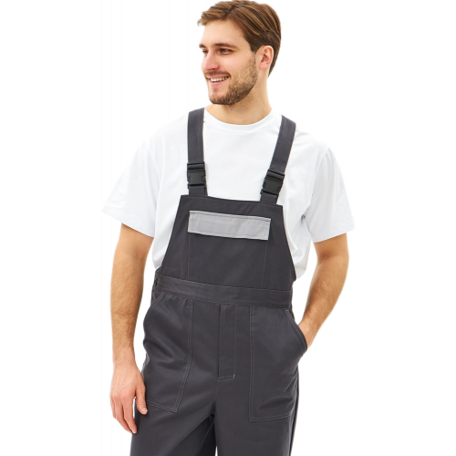 Костюм Липецк-2 СОП CH (тк.Смесовая,280) п/к, т.серый/св.серый