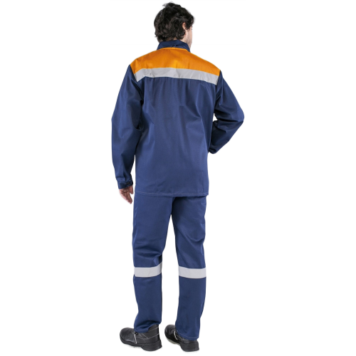 Костюм Стандарт СОП (тк.Смесовая,210) брюки, т.синий/оранжевый Костюм Стандарт СОП (тк.Смесовая,210) брюки, т.синий/оранжевый