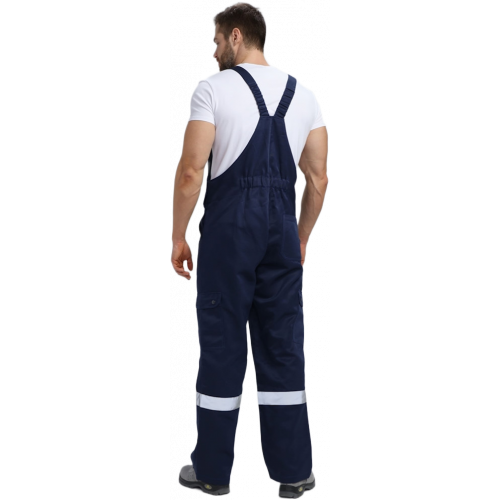 Костюм Нейч-2 СОП с капюшоном К. (тк.Смесовая,210) п/к, т.синий/васильковый