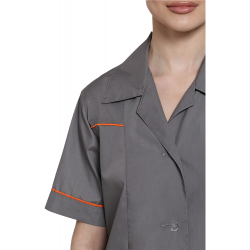 Костюм женский Магнэль (тк.Смесовая,120), т.серый/оранжевый Костюм женский Магнэль (тк.Смесовая,120), т.серый/оранжевый