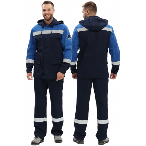 Костюм Эксперт-Антистат МВО NEW (тк.Смесовая,250) п/к, т.синий/васильковый Костюм Эксперт-Антистат МВО NEW (тк.Смесовая,250) п/к, т.синий/васильковый