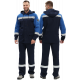 Костюм Эксперт-Антистат МВО NEW (тк.Смесовая,250) п/к, т.синий/васильковый