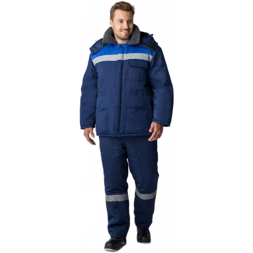 Костюм зимний Труженик-Ультра-2 IMP (тк.Смесовая,210) п/к, т.синий/васильковый Костюм зимний Труженик-Ультра-2 IMP (тк.Смесовая,210) п/к, т.синий/васильковый