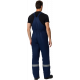 Костюм зимний Титан (тк.Смесовая,210) п/к, т.синий/васильковый