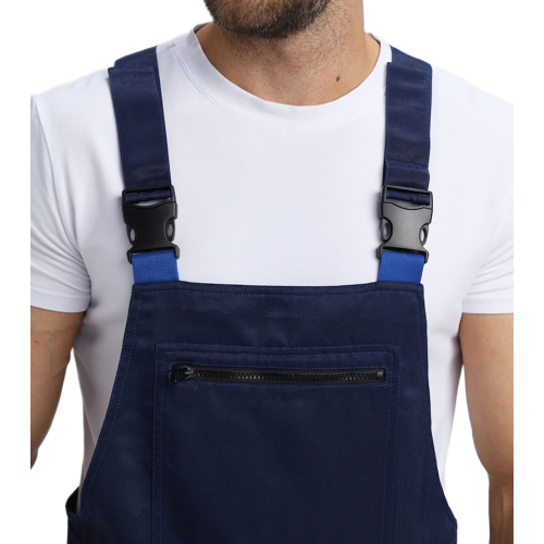 Костюм Нейч-2 СОП с капюшоном К. (тк.Смесовая,210) п/к, т.синий/васильковый