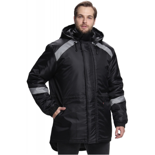 Куртка зимняя Прогресс (тк.Оксфорд), черный