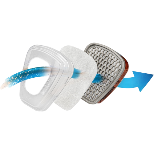 Фильтр противоаэрозольный RESPIK® R35 P3 R (2 шт) Фильтр противоаэрозольный RESPIK® R35 P3 R (2 шт)