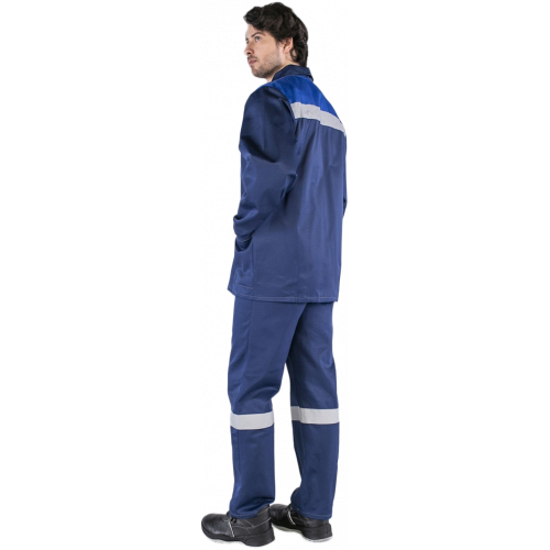 Костюм Стандарт СОП (тк.Смесовая,210) брюки, т.синий/васильковый Костюм Стандарт СОП (тк.Смесовая,210) брюки, т.синий/васильковый