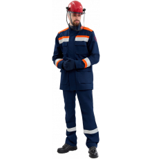 Костюм летний Энергия-А (13,2 кал.), т.синий/оранжевый