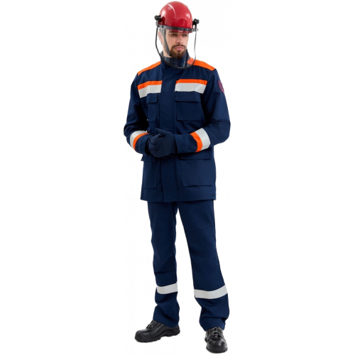 Костюм летний Энергия-А (13,2 кал.), т.синий/оранжевый