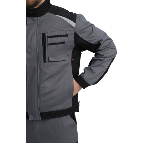 Куртка Милан CH (тк.Смесовая,260), т.серый/черный Куртка Милан CH (тк.Смесовая,260), т.серый/черный