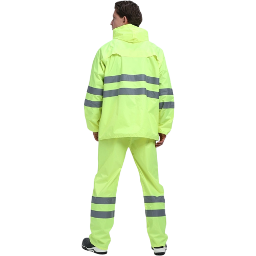 Костюм влагозащитный сигнальный ProfLineSpecialist СОП (ПВХ,210), желтый Костюм влагозащитный сигнальный ProfLineSpecialist СОП (ПВХ,210), желтый