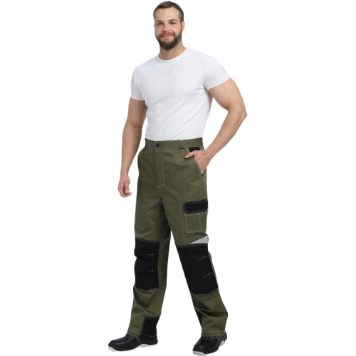 Костюм Вектрон-1 (тк.Смесовая МВО,240) брюки, хаки/черный/бежевый Костюм Вектрон-1 (тк.Смесовая МВО,240) брюки, хаки/черный/бежевый