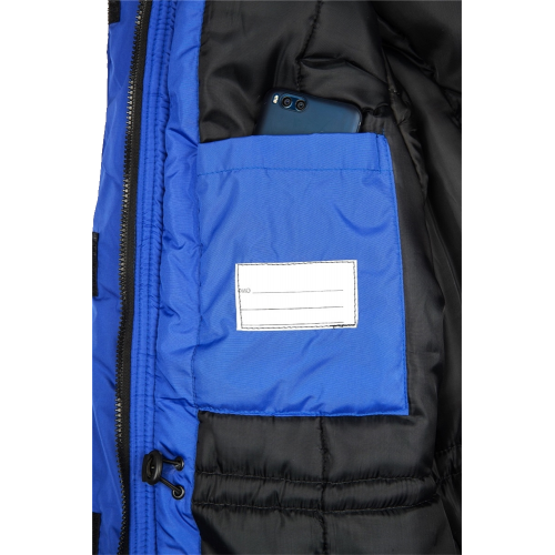 Куртка зимняя женская Сакрин (Дюспо), васильковый/темно-серый Куртка зимняя женская Сакрин (Дюспо), васильковый/темно-серый