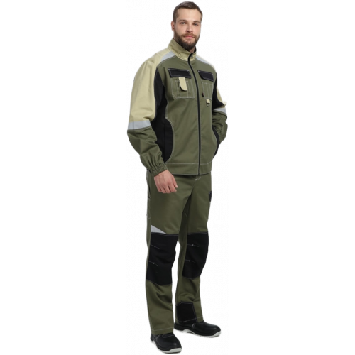 Костюм Вектрон-1 (тк.Смесовая МВО,240) брюки, хаки/черный/бежевый Костюм Вектрон-1 (тк.Смесовая МВО,240) брюки, хаки/черный/бежевый
