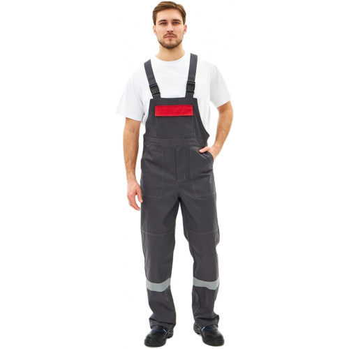 Костюм Липецк-2 СОП CH (тк.Смесовая,280) п/к, т.серый/красный Костюм Липецк-2 СОП CH (тк.Смесовая,280) п/к, т.серый/красный