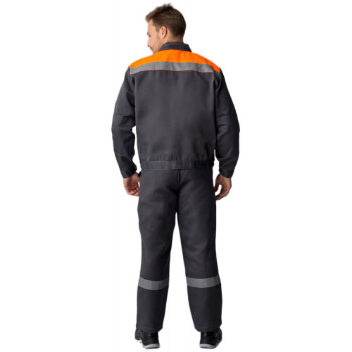 Костюм Лигор-2 СОП (тк.Смесовая,210) п/к, т.серый/оранжевый Костюм Лигор-2 СОП (тк.Смесовая,210) п/к, т.серый/оранжевый