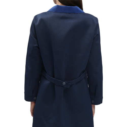 Халат женский (тк.Смесовая,210), т.синий/васильковый