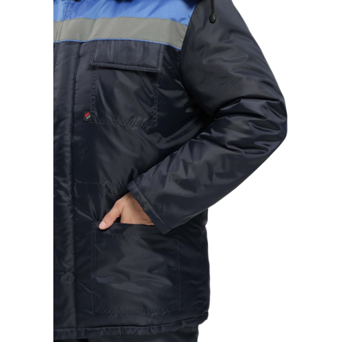 Костюм зимний Труженик-Ультра-2 (тк.Оксфорд) п/к, т.синий/васильковый Костюм зимний Труженик-Ультра-2 (тк.Оксфорд) п/к, т.синий/васильковый