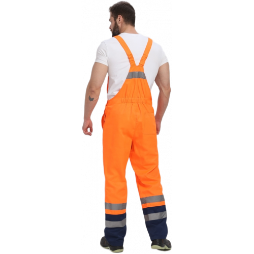 Костюм для дорожника (тк.Смесовая,210) п/к, оранжевый/т.синий Костюм для дорожника (тк.Смесовая,210) п/к, оранжевый/т.синий