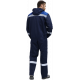 Костюм Нейч-2 СОП с капюшоном К. (тк.Смесовая,210) п/к, т.синий/васильковый
