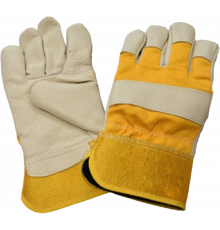 Перчатки кожаные(иск.) комбинированные Перчатки кожаные(иск.) комбинированные