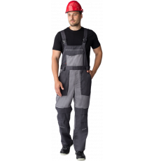 Полукомбинезон Лидер (тк.Балтекс,210), т.серый/св.серый Полукомбинезон Лидер (тк.Балтекс,210), т.серый/св.серый