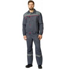 Костюм Флофт-1 СОП (тк.Смесовая,210) брюки, т.серый/серый Костюм Флофт-1 СОП (тк.Смесовая,210) брюки, т.серый/серый