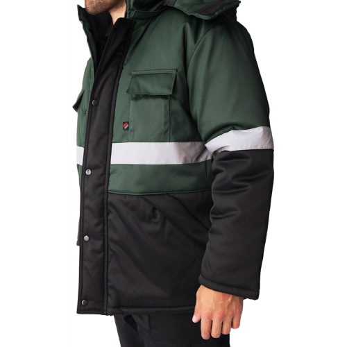 Костюм зимний Нордхард-2 СОП (тк.Смесовая,250) п/к, черный/зеленый Костюм зимний Нордхард-2 СОП (тк.Смесовая,250) п/к, черный/зеленый