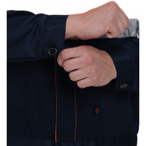 Костюм сигнальный Ярксион-2 СОП К. (тк.Смесовая,210) п/к, оранжевый/т.синий Костюм сигнальный Ярксион-2 СОП К. (тк.Смесовая,210) п/к, оранжевый/т.синий