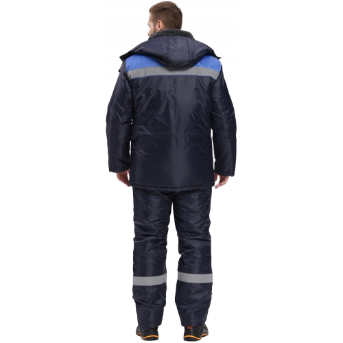 Костюм зимний Труженик-Ультра-2 (тк.Оксфорд) п/к, т.синий/васильковый Костюм зимний Труженик-Ультра-2 (тк.Оксфорд) п/к, т.синий/васильковый