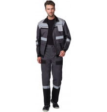 Костюм Виват-1 Премиум IMP (тк.Смесовая,240) брюки, т.серый/черный/св.серый Костюм Виват-1 Премиум IMP (тк.Смесовая,240) брюки, т.серый/черный/св.серый