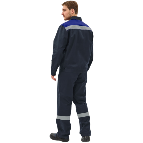 Костюм Липецк-1 СОП CH (тк.Смесовая,280) брюки, т.синий/васильковый Костюм Липецк-1 СОП CH (тк.Смесовая,280) брюки, т.синий/васильковый