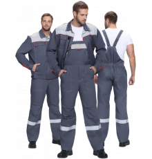 Костюм Флофт-2 Премиум СОП У. (тк.Смесовая,240) п/к, т.серый/серый/красный Костюм Флофт-2 Премиум СОП У. (тк.Смесовая,240) п/к, т.серый/серый/красный