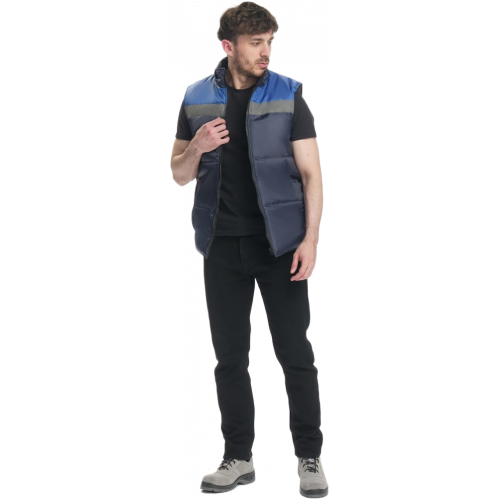Жилет утепленный Экспертный СОП (тк.Оксфорд), т.синий/васильковый Жилет утепленный Экспертный СОП (тк.Оксфорд), т.синий/васильковый