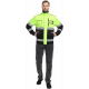 Куртка-трансформер сигнальная ProfLineSpecialist (тк.Смесовая МВО,240), желтый/черный