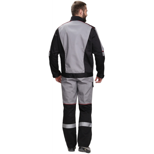 Костюм Сервис IMP (тк.Смесовая,240) п/к, серый/черный Костюм Сервис IMP (тк.Смесовая,240) п/к, серый/черный