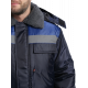 Куртка зимняя для бригадира NEW (тк.Оксфорд), т.синий/васильковый