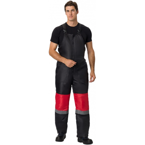 Костюм зимний Мегрес-2 СОП (тк.OxLine,90) п/к, красный/черный