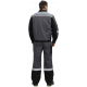 Костюм Виват-1 Премиум CH МВО (тк.Смесовая,240) брюки, т.серый/черный/св.серый
