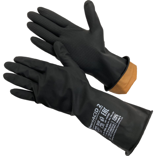 ACID 2 Перчатки резиновые технические КЩС тип II ACID 2 Перчатки резиновые технические КЩС тип II