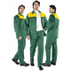Костюм Стандарт (тк.Смесовая,210) брюки, зеленый/желтый