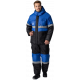 Костюм зимний Мегрес-2 СОП (тк.OxLine,90) п/к, васильковый/черный