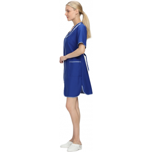 Халат женский Сакура (тк.Габардин), васильковый Халат женский Сакура (тк.Габардин), васильковый