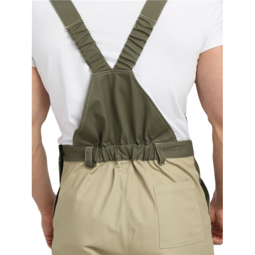 Полукомбинезон Челси CH (тк.Канвас,270), хаки/бежевый