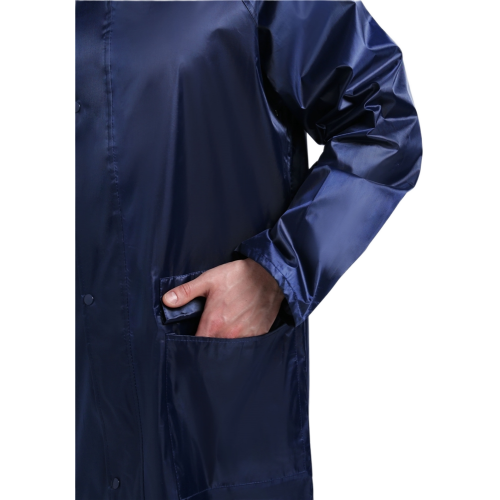 Плащ влагозащитный ProfLineLeader (ПВХ,240), т.синий Плащ влагозащитный ProfLineLeader (ПВХ,240), т.синий