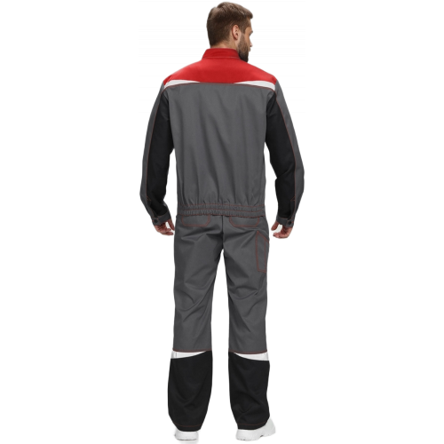 Костюм Строй-1 CH МВО (тк.Смесовая,280) брюки, т.серый/красный/черный Костюм Строй-1 CH МВО (тк.Смесовая,280) брюки, т.серый/красный/черный