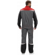 Костюм Строй-1 CH МВО (тк.Смесовая,280) брюки, т.серый/красный/черный